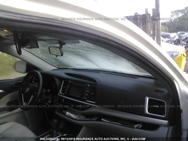 5TDZKRFH0FS071286 - 2015 TOYOTA HIGHLANDER LE/LE PLUS თეთრი ფოტო 5