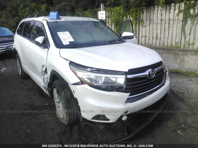 5TDZKRFH0FS071286 - 2015 TOYOTA HIGHLANDER LE/LE PLUS თეთრი ფოტო 6