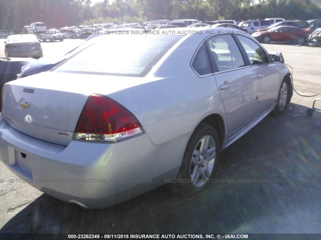 2G1WB5E39G1172734 - 2016 CHEVROLET IMPALA LIMITED LT SILVER photo 4