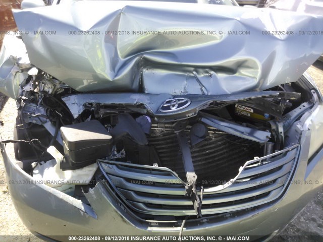 4T1BE46K78U784123 - 2008 TOYOTA CAMRY CE/LE/XLE/SE TURQUOISE photo 6