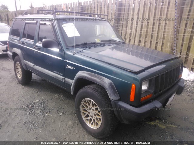 1J4FJ68S6WL158490 - 1998 JEEP CHEROKEE SPORT/CLASSIC Zielony zdjęcie 1