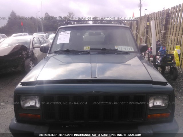 1J4FJ68S6WL158490 - 1998 JEEP CHEROKEE SPORT/CLASSIC Zielony zdjęcie 6