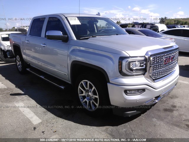 3GTP1PEC1HG422339 - 2017 GMC SIERRA C1500 DENALI SILVER photo 1