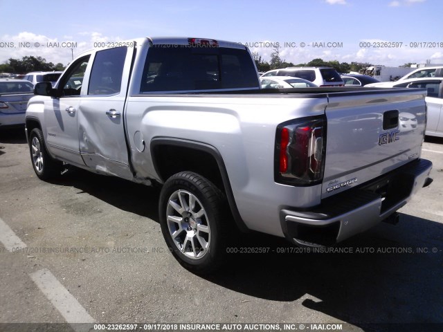 3GTP1PEC1HG422339 - 2017 GMC SIERRA C1500 DENALI SILVER photo 3