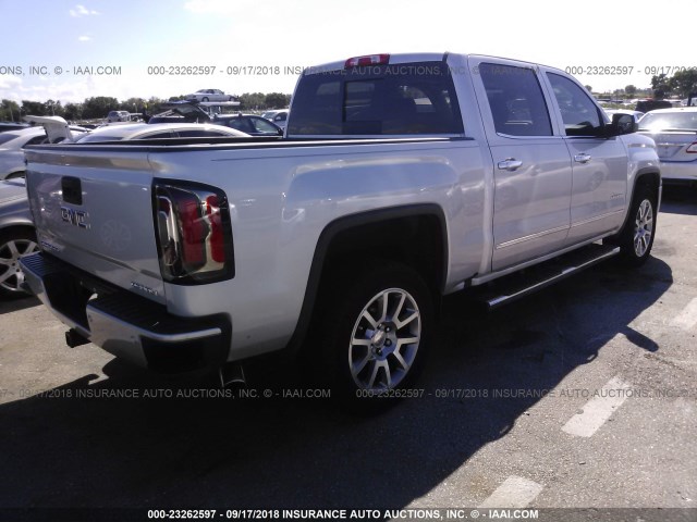 3GTP1PEC1HG422339 - 2017 GMC SIERRA C1500 DENALI SILVER photo 4