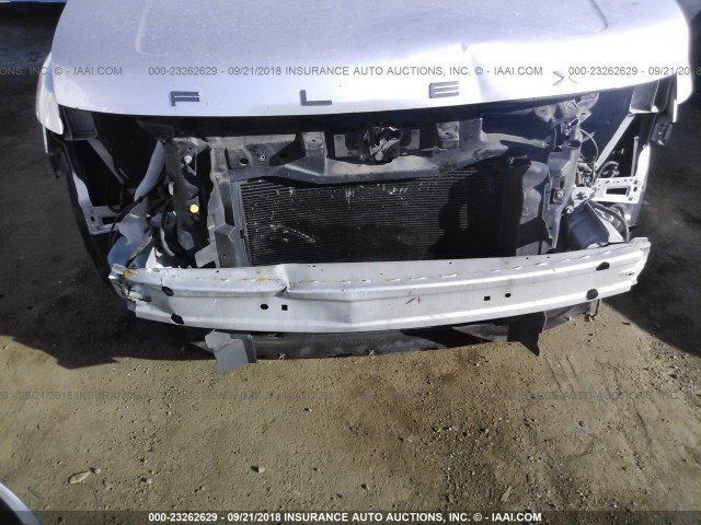 2FMGK5B82EBD27333 - 2014 FORD FLEX SE SILVER photo 6