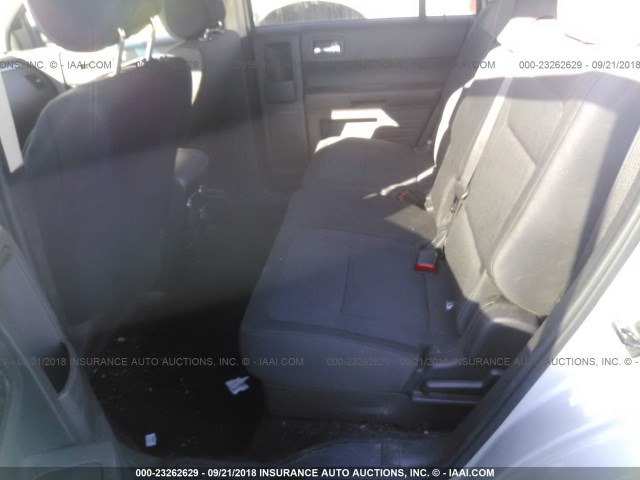 2FMGK5B82EBD27333 - 2014 FORD FLEX SE SILVER photo 8