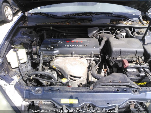 4T1BE32K22U606806 - 2002 TOYOTA CAMRY LE/XLE/SE 蓝色 照片 10