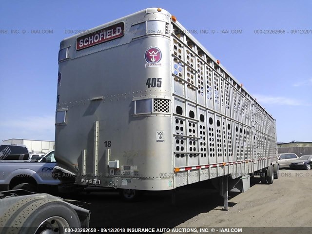 1W1RJF2K15D529193 - 2005 WILSON TRAILER CO LIVESTOCK  SILVER photo 2