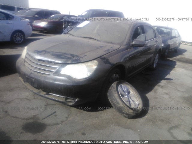 1C3CC5FD2AN155878 - 2010 CHRYSLER SEBRING LIMITED BLACK photo 2