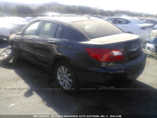 1C3CC5FD2AN155878 - 2010 CHRYSLER SEBRING LIMITED BLACK photo 3