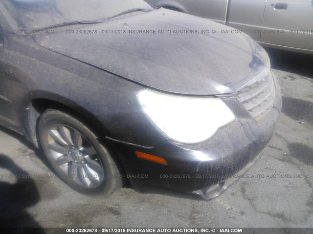 1C3CC5FD2AN155878 - 2010 CHRYSLER SEBRING LIMITED BLACK photo 6