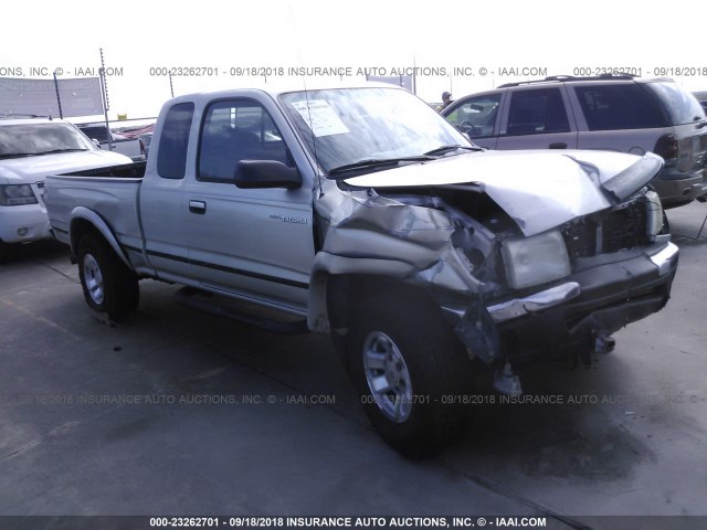 5TESN92N8YZ698277 - 2000 TOYOTA TACOMA XTRACAB PRERUNNER ვერცხლისფერი ფოტო 1
