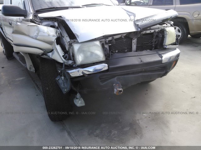 5TESN92N8YZ698277 - 2000 TOYOTA TACOMA XTRACAB PRERUNNER ვერცხლისფერი ფოტო 6