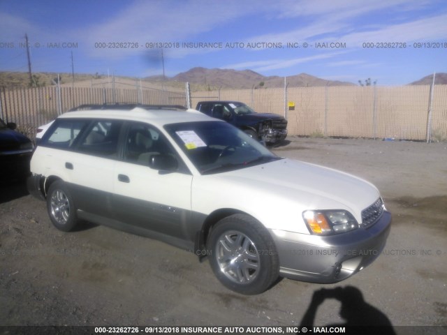 4S3BH675847626835 - 2004 SUBARU LEGACY OUTBACK AWP 白色 照片 1