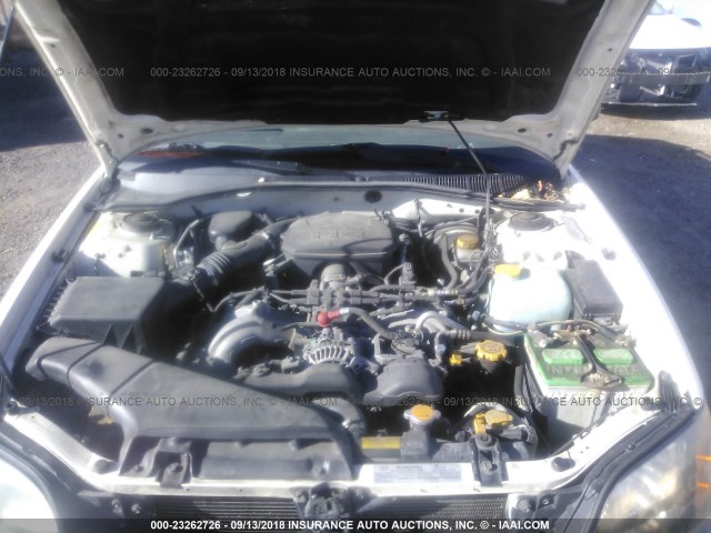 4S3BH675847626835 - 2004 SUBARU LEGACY OUTBACK AWP 白色 照片 10