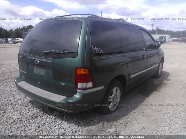 2FMZA52452BA05872 - 2002 FORD WINDSTAR SE GREEN photo 4