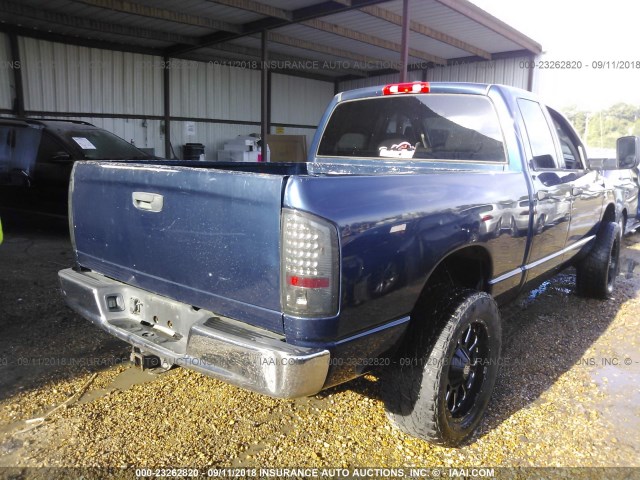 1D7KS28C46J136167 - 2006 DODGE RAM 2500 ST/SLT 蓝色 照片 4
