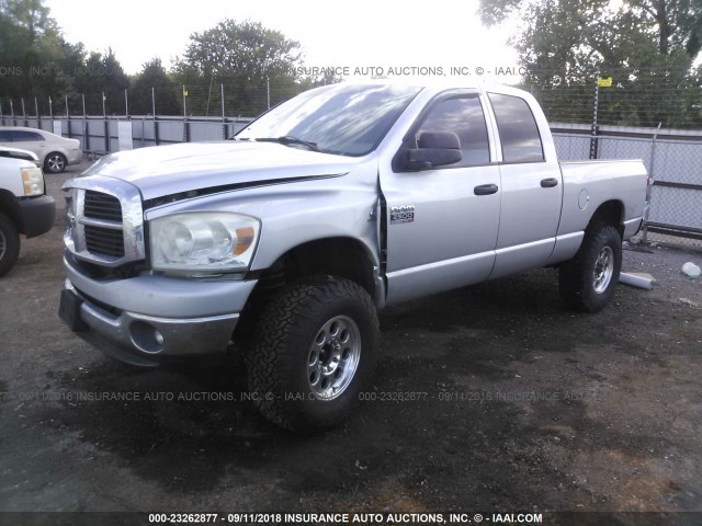 3D7KS28A27G845892 - 2007 DODGE RAM 2500 ST/SLT SILVER photo 2