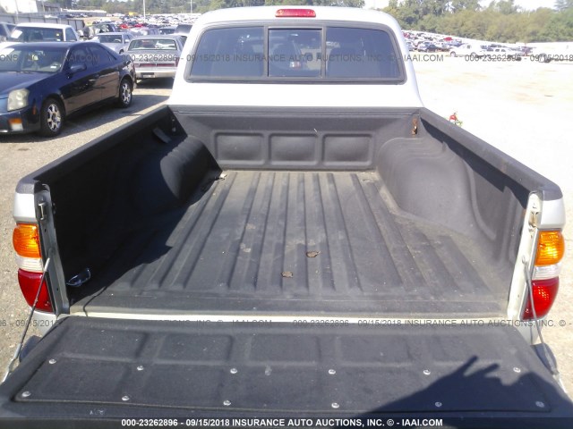 5TEHN72N51Z738142 - 2001 TOYOTA TACOMA DOUBLE CAB 银色 照片 8