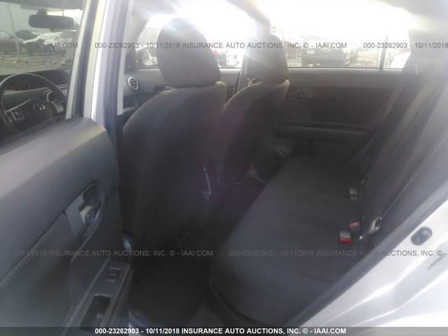 JTLKE50E091079264 - 2009 TOYOTA SCION XB Күміс фото 8