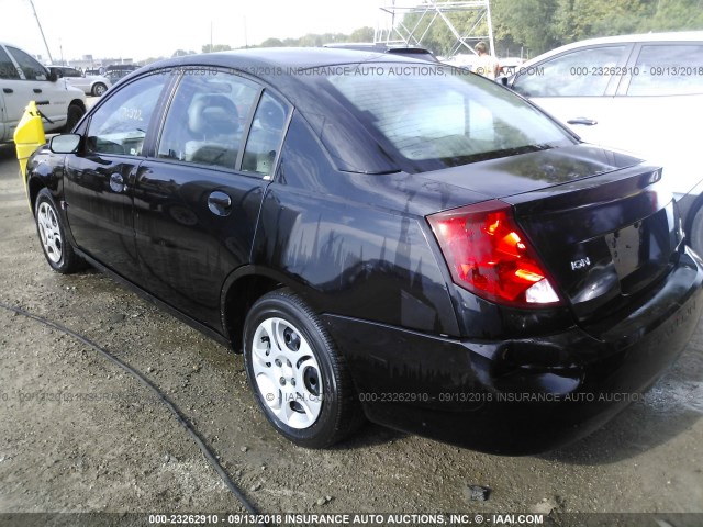 1G8AJ52F34Z167321 - 2004 SATURN ION LEVEL 2 黑色 照片 3