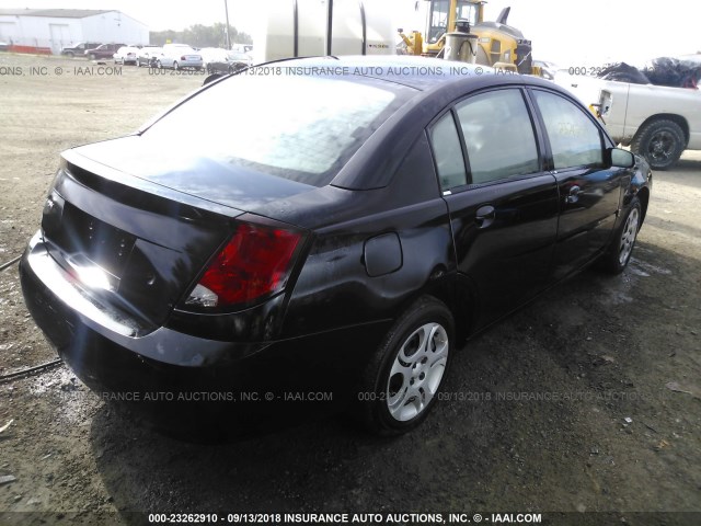 1G8AJ52F34Z167321 - 2004 SATURN ION LEVEL 2 黑色 照片 4