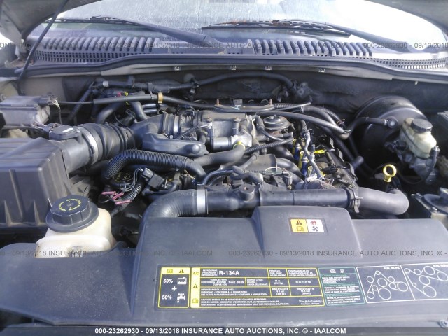 5LMEU68H74ZJ16488 - 2004 LINCOLN AVIATOR 金色 照片 10