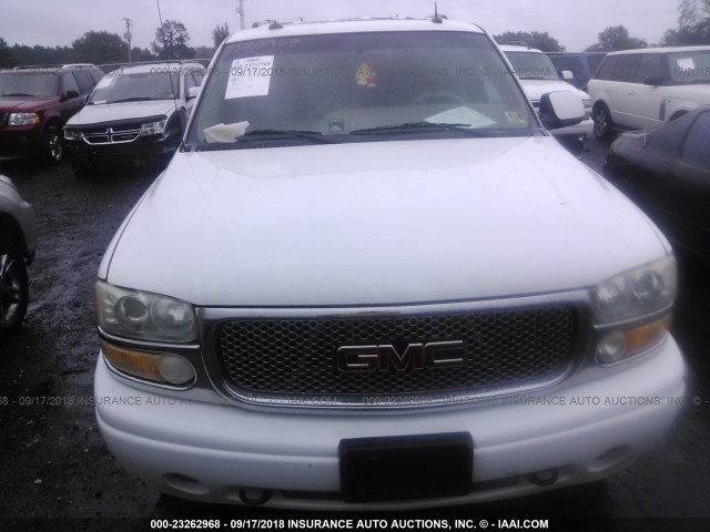 1GKEK63U73J262165 - 2003 GMC YUKON DENALI WHITE photo 6