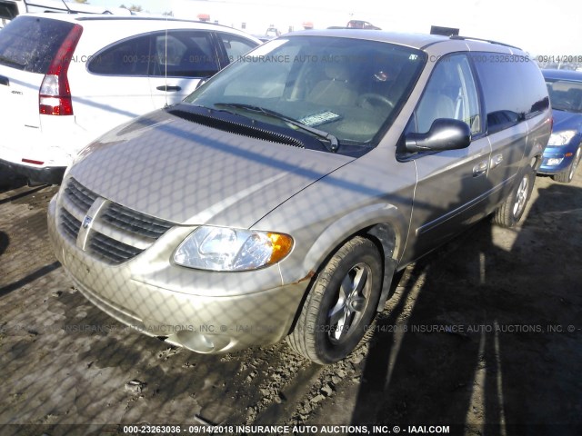 2D4GP44L26R737319 - 2006 DODGE GRAND CARAVAN SXT GOLD photo 2