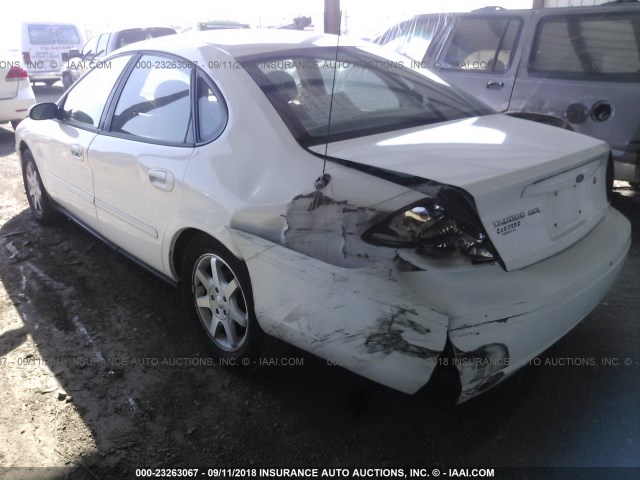 1FAFP56U86A243996 - 2006 FORD TAURUS SEL WHITE photo 6