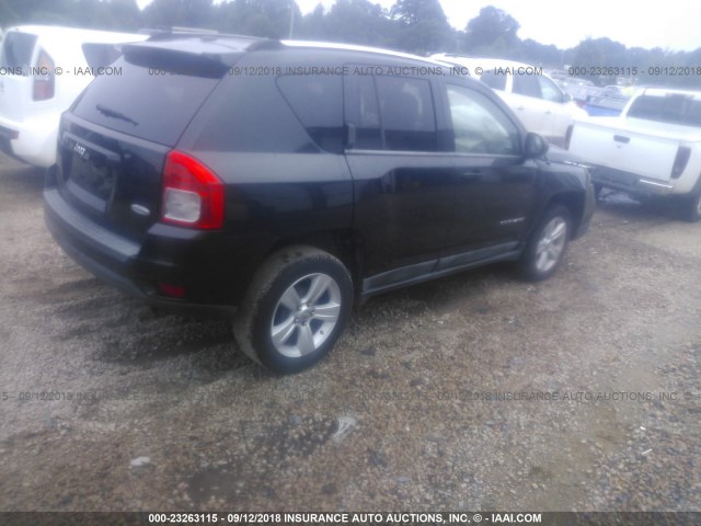 1J4NT1FA9BD176778 - 2011 JEEP COMPASS SPORT BLACK photo 4