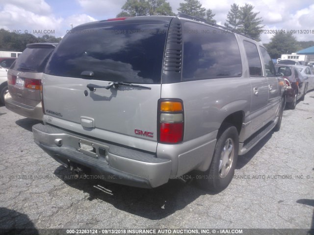 1GKFK66U76J146551 - 2006 GMC YUKON XL DENALI BEIGE photo 4