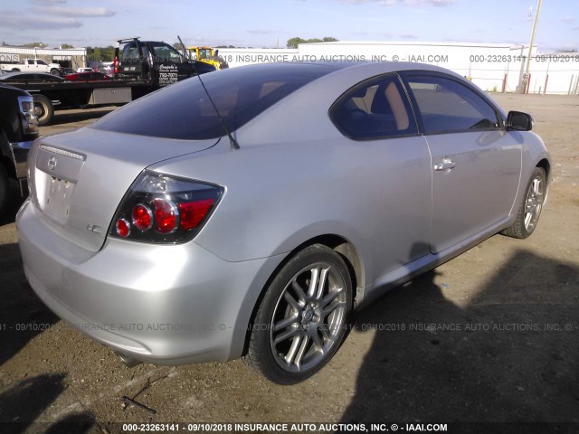 JTKDE3B78A0303231 - 2010 TOYOTA SCION TC 银色 照片 4