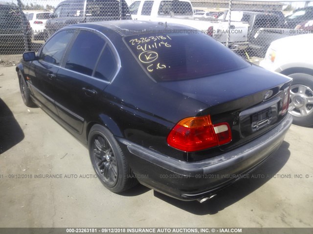 WBAAM5333XFR07082 - 1999 BMW 328 I AUTOMATIC შავი ფოტო 3