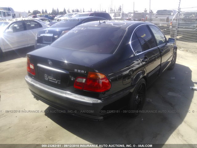 WBAAM5333XFR07082 - 1999 BMW 328 I AUTOMATIC შავი ფოტო 4