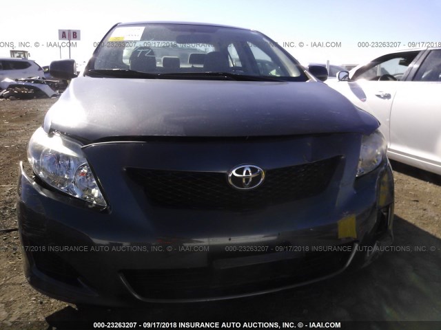 JTDBL40E499073240 - 2009 TOYOTA COROLLA LE/XLE GRAY photo 6