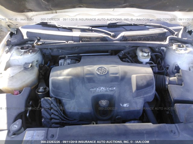 1G4HD572X8U157630 - 2008 BUICK LUCERNE CXL CREAM photo 10