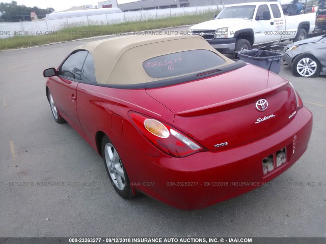 4T1FA38P46U106524 - 2006 TOYOTA CAMRY SOLARA SE/SLE Qırmızı foto 3