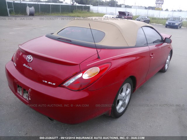 4T1FA38P46U106524 - 2006 TOYOTA CAMRY SOLARA SE/SLE Qırmızı foto 4