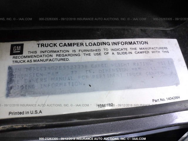 1GTDC14D2ES527738 - 1984 GMC C1500 PURPLE photo 9