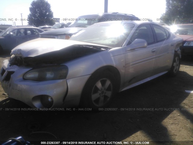 2G2WP552X61177511 - 2006 PONTIAC GRAND PRIX SILVER photo 2
