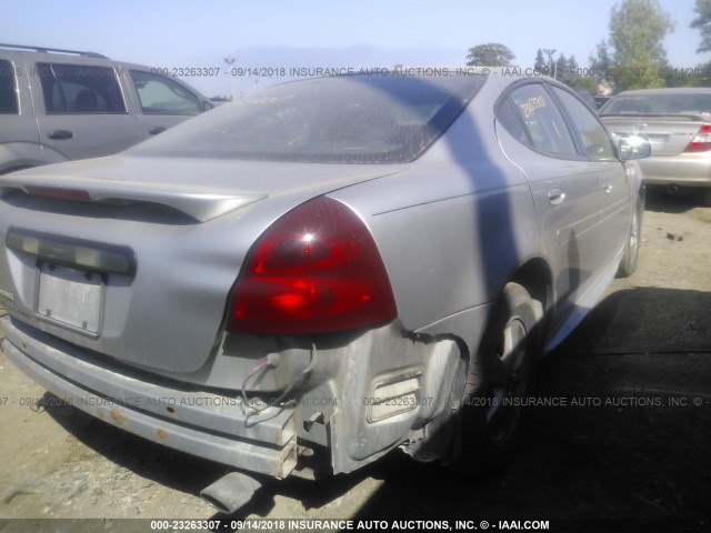 2G2WP552X61177511 - 2006 PONTIAC GRAND PRIX SILVER photo 4