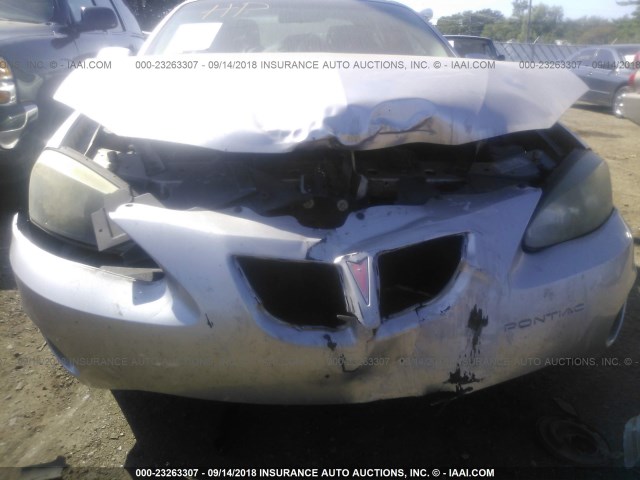 2G2WP552X61177511 - 2006 PONTIAC GRAND PRIX SILVER photo 6