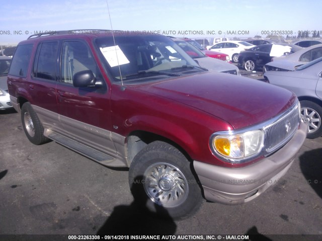 4M2ZU66P7YUJ46588 - 2000 MERCURY MOUNTAINEER  MAROON photo 1