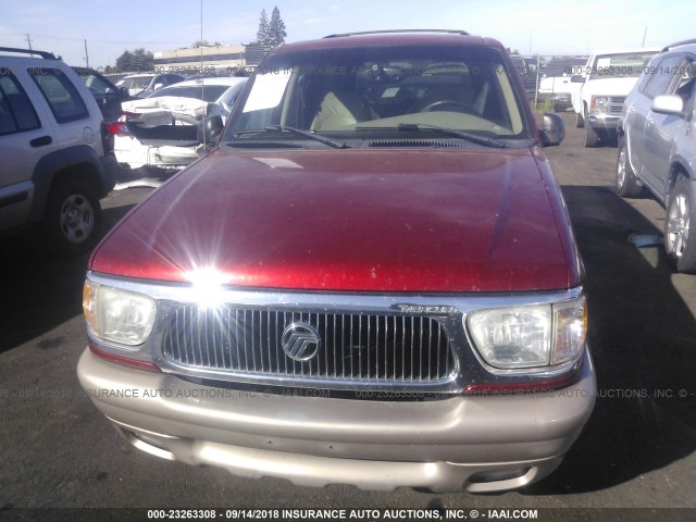 4M2ZU66P7YUJ46588 - 2000 MERCURY MOUNTAINEER  MAROON photo 6