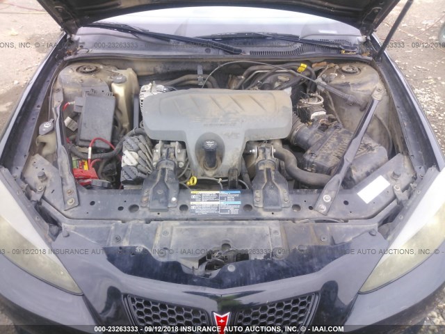 2G2WP582081176382 - 2008 PONTIAC GRAND PRIX BLACK photo 10