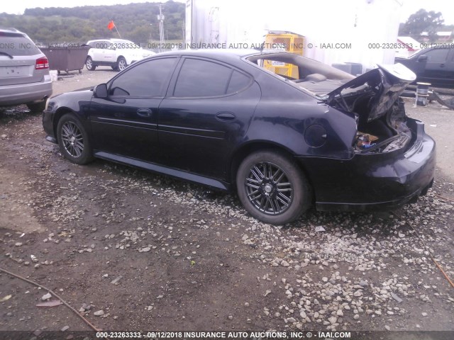 2G2WP582081176382 - 2008 PONTIAC GRAND PRIX BLACK photo 3