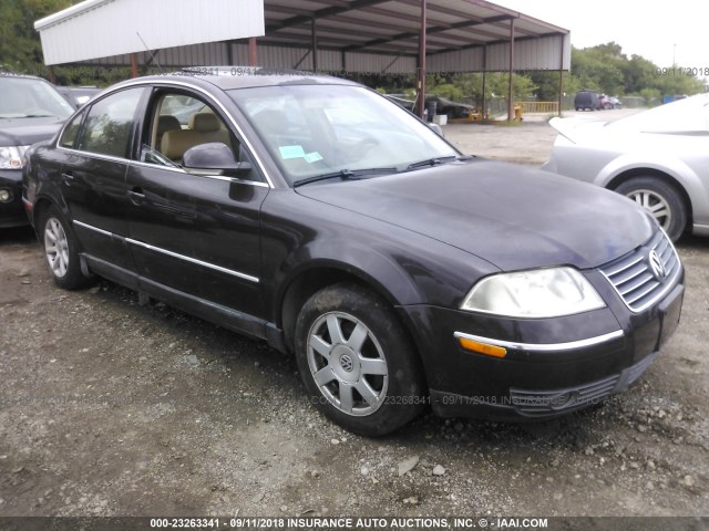 WVWPD63B14E182478 - 2004 VOLKSWAGEN PASSAT GLS PURPLE photo 1