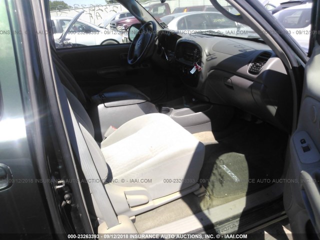 5TBRT34184S446542 - 2004 TOYOTA TUNDRA ACCESS CAB SR5 GREEN photo 5